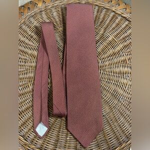 Original Frank Bros San Antonio 💯 silk Neck Tie Orange